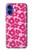 S4097 Pink Floral Seamless Pattern Design Case For iPhone 16