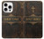 S4109 Vintage Antique Bible Book Cover Art Case For iPhone 16 pro