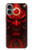 S4099 Mystic Red Demon Illustration Case For iPhone 16 plus