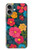 S4105 Vibrant Colorful Floral Pattern Case For iPhone 16 plus