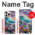 S4084 Rainbow Ocean Wave Fantasy Case For iPhone 16 pro max