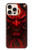 S4099 Mystic Red Demon Illustration Case For iPhone 16 pro max