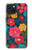 S4105 Vibrant Colorful Floral Pattern Case For iPhone 15