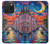 S4083 Colorful Painting Moonlit Venice City Case For iPhone 15 Pro
