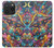S4085 Cosmic Spaceship Psychedelic Art Case For iPhone 15 Pro