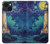 S4092 Moonlit Lighthouse Coastal Painting Case For iPhone 14