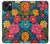 S4105 Vibrant Colorful Floral Pattern Case For iPhone 14
