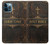 S4109 Vintage Antique Bible Book Cover Art Case For iPhone 12 Pro Max