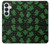 S4087 Cute Green Ghost Cartoon Pattern Case For Samsung Galaxy S26 Plus