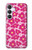 S4097 Pink Floral Seamless Pattern Design Case For Samsung Galaxy S25 FE