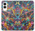 S4085 Cosmic Spaceship Psychedelic Art Case For Samsung Galaxy S25 Edge