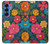 S4105 Vibrant Colorful Floral Pattern Case For Samsung Galaxy S25