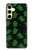 S4087 Cute Green Ghost Cartoon Pattern Case For Samsung Galaxy S24 FE