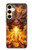 S4090 Epic Fire Dragon Fantasy Illustration Case For Samsung Galaxy S24 FE