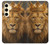 S4093 Royal Lion Portrait Artwork Case For Samsung Galaxy S24