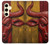 S4098 Span Bull Carved Artwork Case For Samsung Galaxy S24