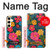 S4105 Vibrant Colorful Floral Pattern Case For Samsung Galaxy S24
