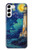 S4092 Moonlit Lighthouse Coastal Painting Case For Samsung Galaxy S23 Plus
