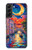 S4083 Colorful Painting Moonlit Venice City Case For Samsung Galaxy S22 Plus