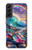 S4084 Rainbow Ocean Wave Fantasy Case For Samsung Galaxy S22 Plus