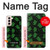 S4087 Cute Green Ghost Cartoon Pattern Case For Samsung Galaxy S21 5G