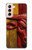 S4098 Span Bull Carved Artwork Case For Samsung Galaxy S21 5G