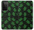 S4087 Cute Green Ghost Cartoon Pattern Case For Samsung Galaxy S21 Ultra 5G