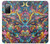S4085 Cosmic Spaceship Psychedelic Art Case For Samsung Galaxy S20 FE