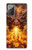 S4090 Epic Fire Dragon Fantasy Illustration Case For Samsung Galaxy Note 20