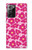 S4097 Pink Floral Seamless Pattern Design Case For Samsung Galaxy Note 20 Ultra, Ultra 5G