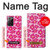 S4097 Pink Floral Seamless Pattern Design Case For Samsung Galaxy Note 20 Ultra, Ultra 5G