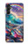 S4084 Rainbow Ocean Wave Fantasy Case For Samsung Galaxy A14 5G