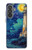 S4092 Moonlit Lighthouse Coastal Painting Case For Samsung Galaxy A37