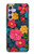 S4105 Vibrant Colorful Floral Pattern Case For Samsung Galaxy A54 5G