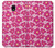 S4097 Pink Floral Seamless Pattern Design Case For Samsung Galaxy J7 (2018), J7 Aero, J7 Top, J7 Aura, J7 Crown, J7 Refine, J7 Eon, J7 V 2nd Gen, J7 Star