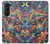S4085 Cosmic Spaceship Psychedelic Art Case For Samsung Galaxy Z Fold 5