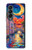 S4083 Colorful Painting Moonlit Venice City Case For Samsung Galaxy Z Fold 4