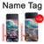 S4084 Rainbow Ocean Wave Fantasy Case For Samsung Galaxy Z Flip 3 5G
