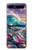 S4084 Rainbow Ocean Wave Fantasy Case For Samsung Galaxy Z Flip 5G