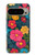 S4105 Vibrant Colorful Floral Pattern Case For Google Pixel 9 Pro