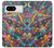 S4085 Cosmic Spaceship Psychedelic Art Case For Google Pixel 8