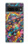 S4085 Cosmic Spaceship Psychedelic Art Case For Google Pixel 7 Pro