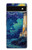 S4092 Moonlit Lighthouse Coastal Painting Case For Google Pixel 6a