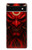 S4099 Mystic Red Demon Illustration Case For Google Pixel 6a