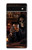 S4102 Vintage Skull Tavern Artwork Case For Google Pixel 6a