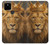 S4093 Royal Lion Portrait Artwork Case For Google Pixel 4a 5G