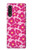 S4097 Pink Floral Seamless Pattern Design Case For LG Velvet