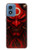 S4099 Mystic Red Demon Illustration Case For Motorola Moto G Play 4G (2024)