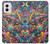 S4085 Cosmic Spaceship Psychedelic Art Case For Motorola Moto G Power 5G (2024)