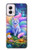 S4088 Fantasy Fox Spirit Magical Artwork Case For Motorola Moto G Power 5G (2024)